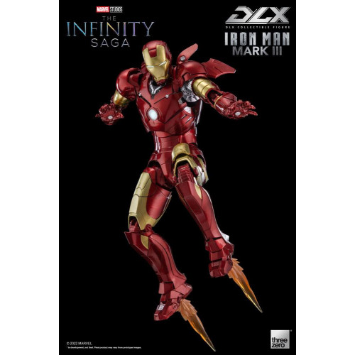 Infinity Saga figurine DLX Iron Man Mark 3 - Threezero