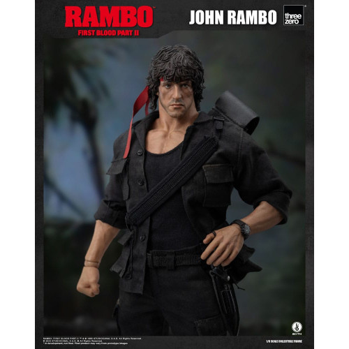 Figurine articulée Threezero Rambo I figurine 1/6 John Rambo 30 cm