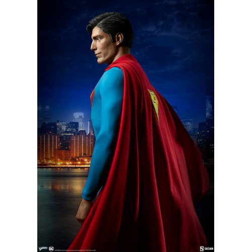 Sideshow collectibles Figurine Au Format Premium Superman Superman : Le Film  52 Cm Bleu